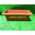 Rectangular plastic flower POTS